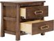 International Furniture Direct Roots Brown Nightstand-3