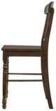 ACME Furniture Dylan 2-Piece Walnut Counter Height Chair Set-3