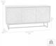 Armen Living Peridot Natural Buffet -2