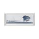 Olliix by Madison Park Serene Silhouette Blue Glass Framed Scenery Graphic with Single Floating Mat-0