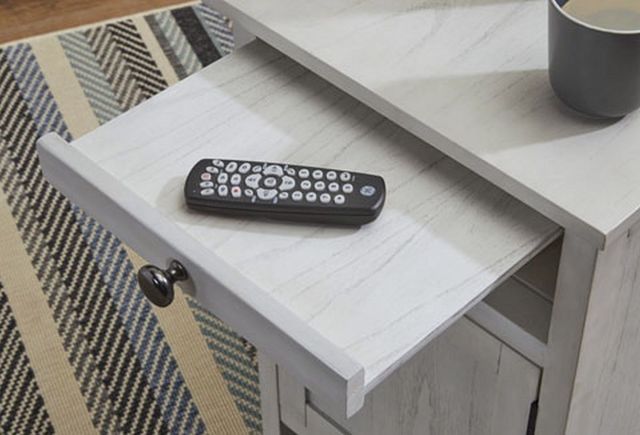 Signature Design by Ashley® Treytown White Chairside End Table-2