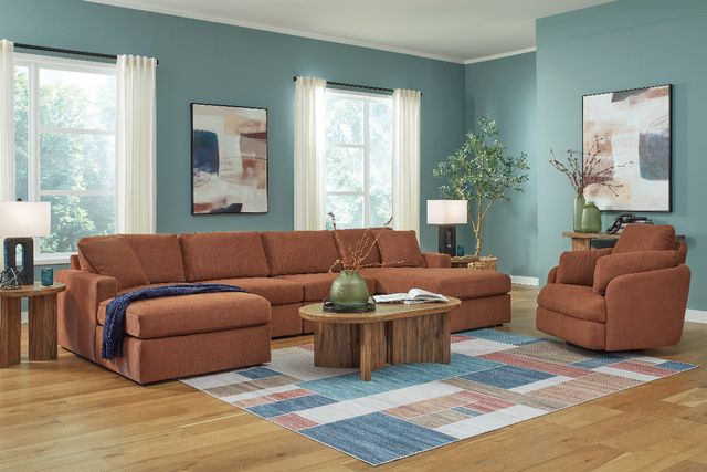 Signature Design by Ashley® Modmax 4-Piece Spice U-Shape Double Chaise Sectional-2