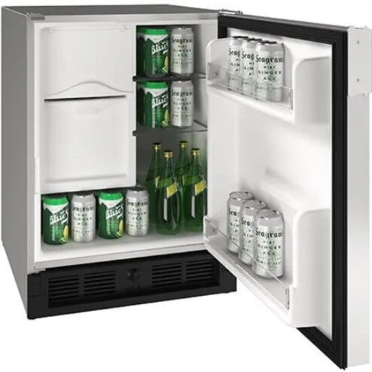 U-Line® Black 21" Compact Refrigerator-2