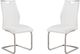 Armen Living Bravo 2-Piece White Side Chairs-3
