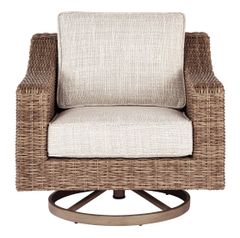 Signature Design by Ashley® Beachcroft Beige Swivel Lounge Chair