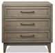 Riverside Furniture Vogue Gray Wash 3-Drawer Nightstand-1