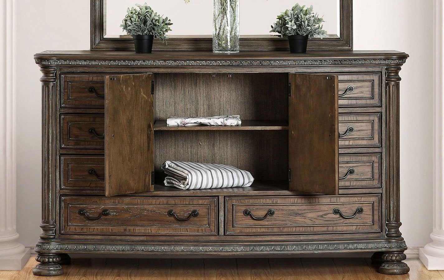 Furniture of America Persephone Rustic Natural Chest - Thumbnail 2