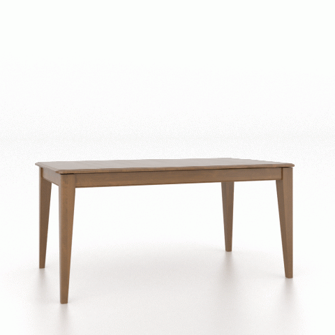Canadel Customizable Gourmet 62" VE Tapper Leg Dining Table-1