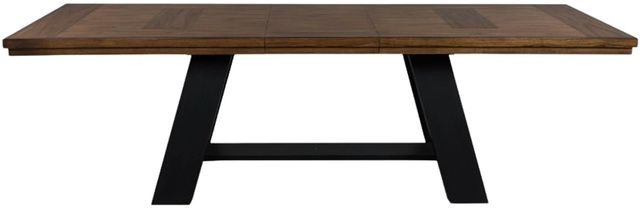 Signature Design by Ashley® Chadworth Brown Dining Table with Black Base-3