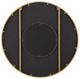 A & B Home Brown/Gold Carved Mirror-4