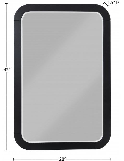 Meridian Furniture Sage Black Mirror-4