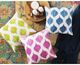 Surya Ogee Bright Blue 22"x22" Pillow Shell with Polyester Insert-1
