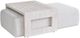 Universal Explore Home™ Dwell Monique Linen/River Rock Nesting Cocktail Ottoman-0
