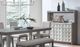 Najarian Furniture Oceanside Gray Oak Server Hutch-1
