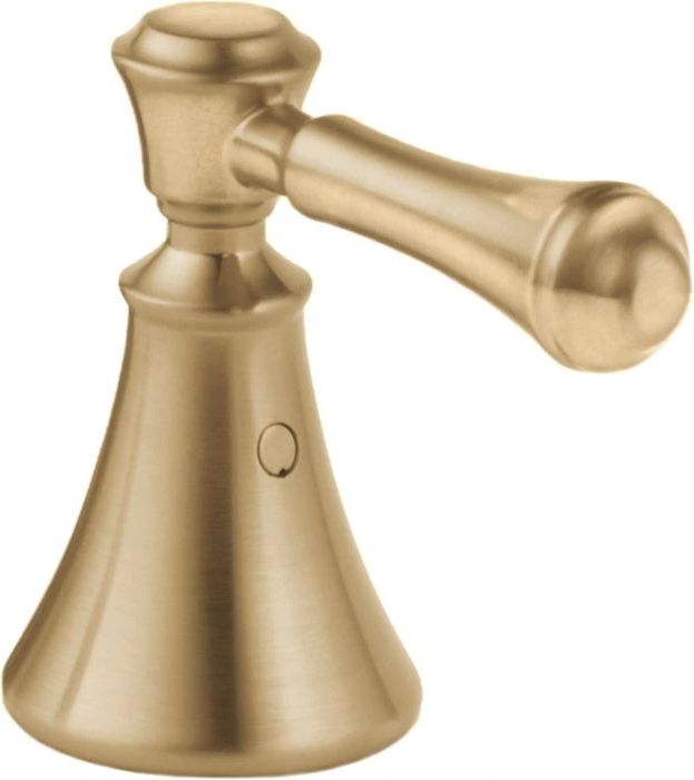 Delta Cassidy® Champagne Bronze Metal Lever Handle Set - Deck Mount Bathroom and Bidet-0