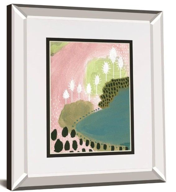 Classy Art Abundance I By Lynn Mack Mirror Framed Wall Art-0