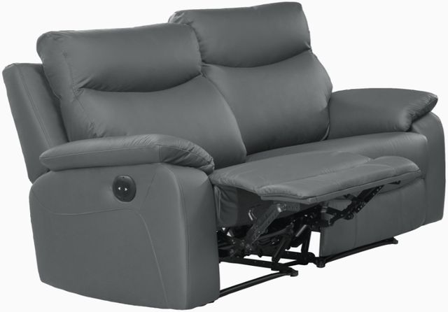 Mazin Furniture Wembley 2-Piece Dark Gray Modular Power Reclining Loveseat-2