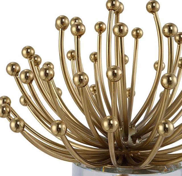 Uttermost® Aga 2-Piece Brushed Gold/Chrome Sculpture Set-2