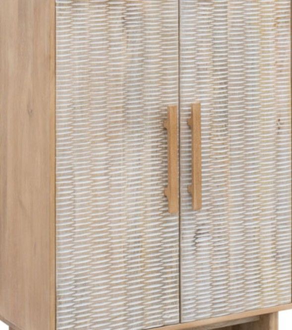 Signature Design by Ashley® Dallinbury Natural/Whitewash Accent Cabinet-2
