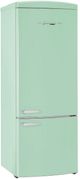Unique Appliances Classic Retro 28" 17 Cu. Ft. Summer Mint Green Counter Depth Bottom Freezer Refrigerator-0