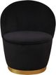 TOV Furniture by TOV Slashed Black Julia Velvet Junior Chair-1