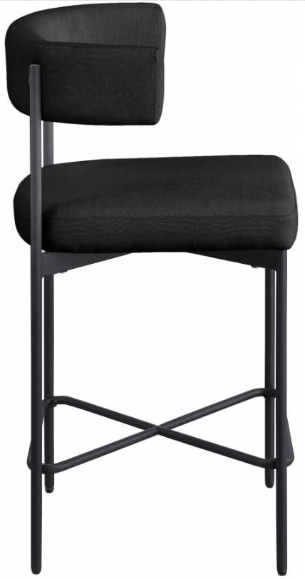 Meridian Furniture Rivage Black Counter Stool-3