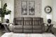 Signature Design by Ashley® First Base Gunmetal Reclining Sofa -5