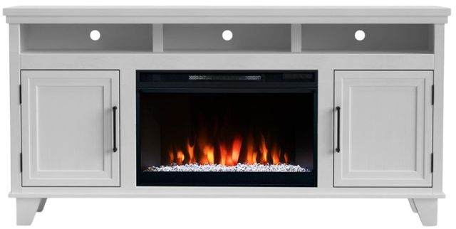 Legends Home Real Cozy Sonoma Jasmine White 64" Fireplace Console-3