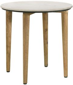 Coaster® Aldis Natural/White End Table