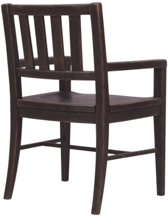 Hooker® Furniture Driftwood Burnt Timber Splatback Dining Arm Chair-3