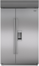 Sub-Zero® 28.4 Cu. Ft. Stainless Steel Built In Side By Side Refrigerator-0