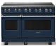 Viking® 5 Series 48" Slate Blue Pro Style Induction Range with Polished Chrome Trim-0