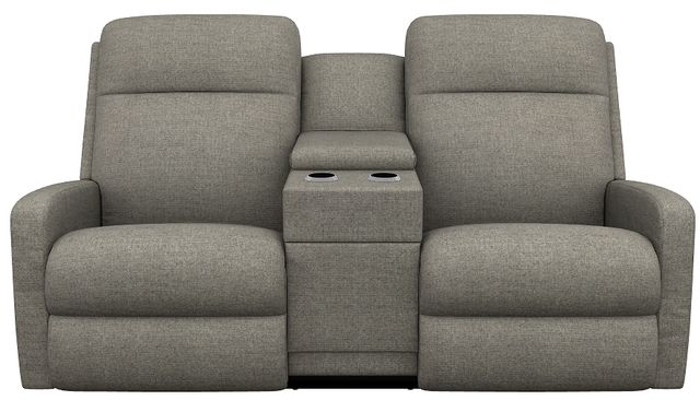 La-Z-Boy® Finley Latte Power Wall Reclining Loveseat with Console, Headrest, and Lumbar-1