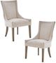 Olliix by Madison Park Signature Cream Ultra Dining Side Chair (Set of 2)-3