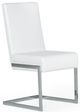 VIG Furniture Modrest Batavia 2-Piece Stainless Steel/White Dining Chair Set-0