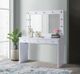 Elements International Ariana White Vanity Table-2