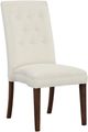 Fairfield® Customizable Entree Dining Straight Tall Back Armless Stack Dining Chair with Tobacco Legs-0