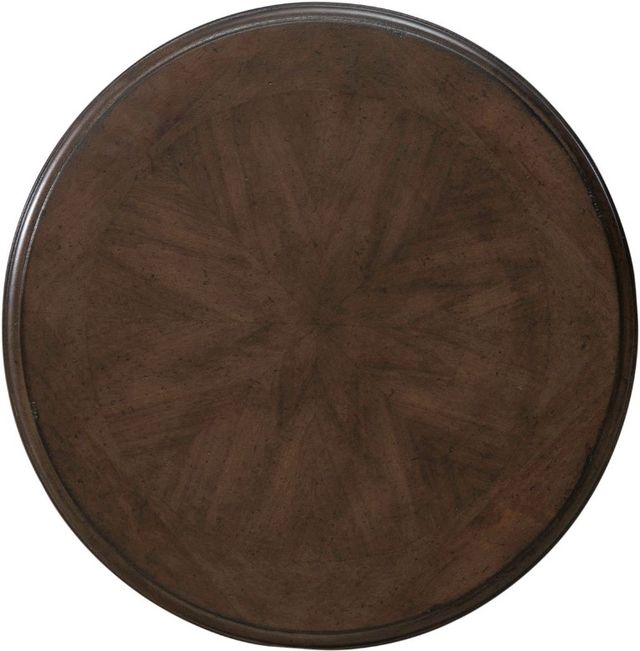 Liberty Furniture Arden Road Satin Cherry Round Chairside Table-2