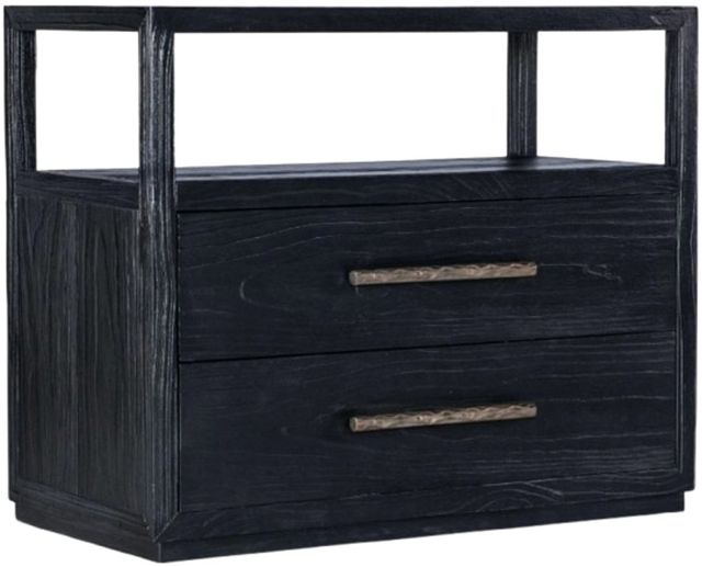 Hooker® Furniture Linville Falls Shou Sugi Ban Shadow Nightstand-0
