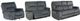Parker House® Chapman 3-Piece Polo Manual Reclining Seating Set with Drop Down Table-0