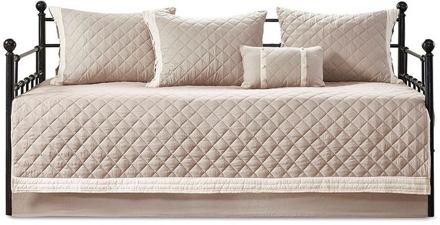 Olliix by Madison Park 6 Piece Khaki Breanna Cotton Daybed Cover Set-0