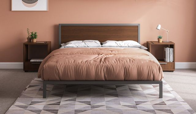 homestyles® Merge Brown Queen Bed with Two Nightstand-3