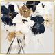 Classy Living Outspoken Champagne Essence Floral Whimsy Wall Art-0