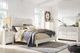 Signature Design by Ashley® Paxberry 5-Piece Whitewash Queen Panel Bed Set-5