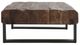 Classic Home Duarte Reclaimed Brown 55" Coffee Table with Black Base-3