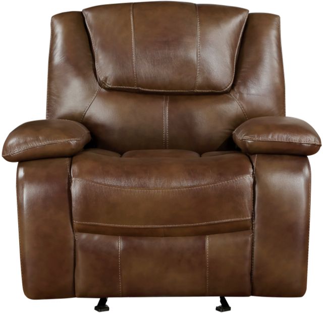 Homelegance® Ellicott Brown Manual Glider Recliner-3