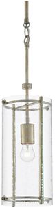 Currey & Company Chase Silver Granello Pendant Lighting-1