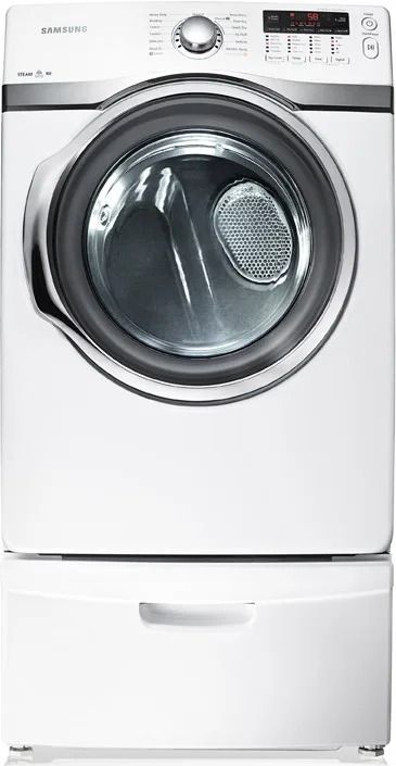 Samsung 7.4 Cu . Ft. Neat White Electric Dryer-2