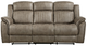 Homelegance® Centeroak Sandy Brown Manual Double Reclining Sofa-2