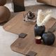 Michael Amini® Bristol Point 2-Piece Saddle Brown Cocktail Table Set-2